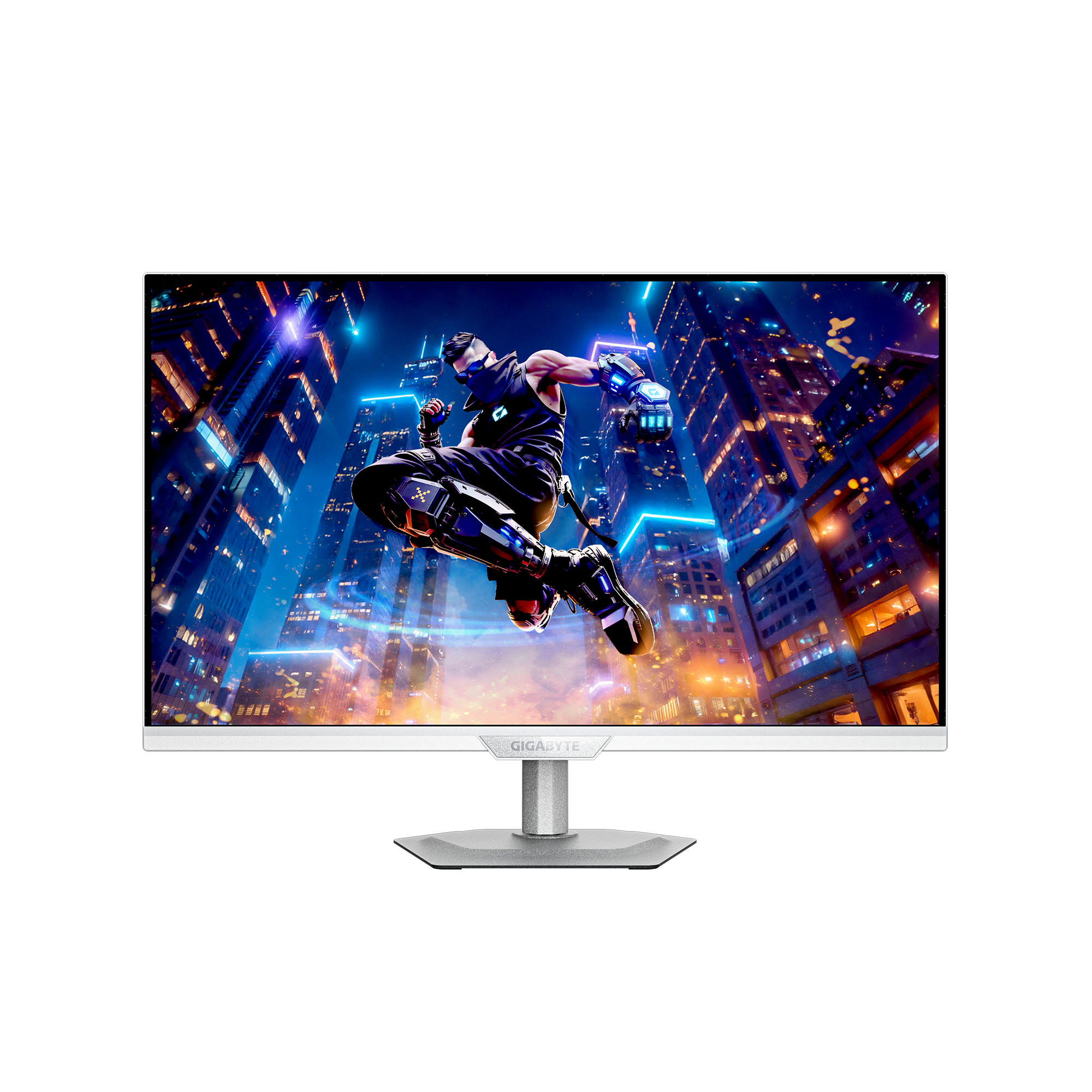 מסך גיימינג לבן Gigabyte M27Q2 ICE 27 Inch 2K SS IPS 1Ms 200Hz